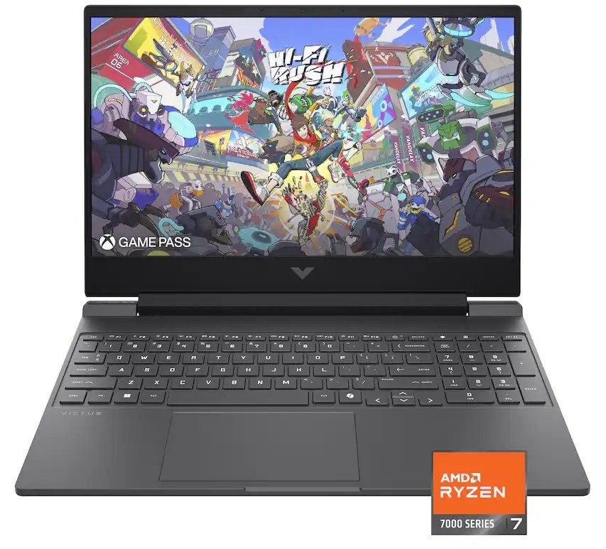 HP Victus 15.6 Gaming Laptop - AMD Ryzen 7 7445HS, RTX 4050, 16GB DDR5, 144Hz