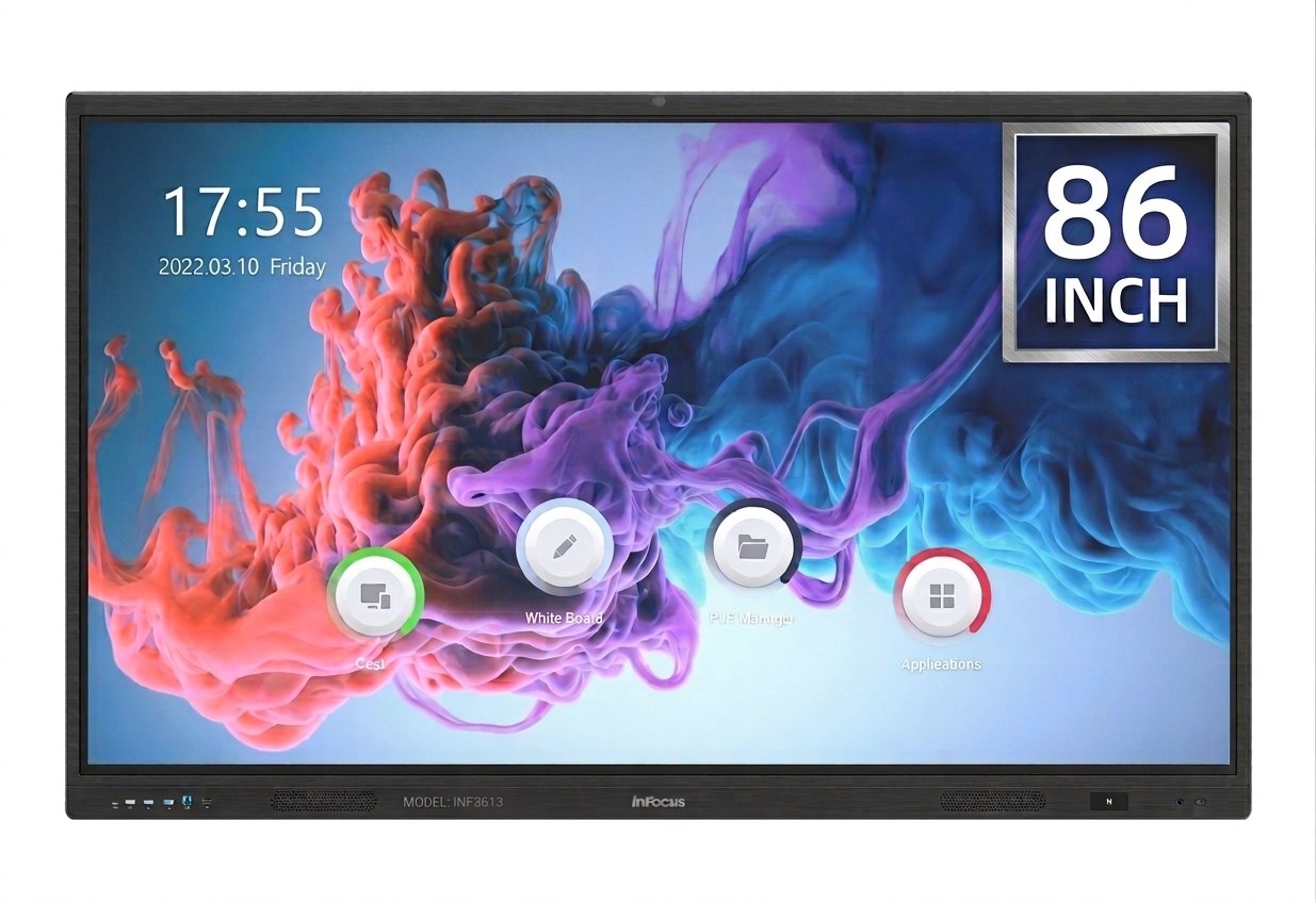 InFocus JTouch Series 13 - 86" Interactive Smart Board (IN8613) - Google EDLA, 4K UHD