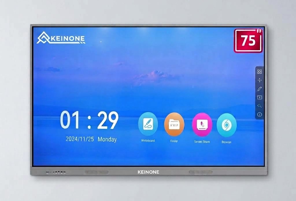 KEINONE 75" Interactive Smart Board – 4K UHD Display